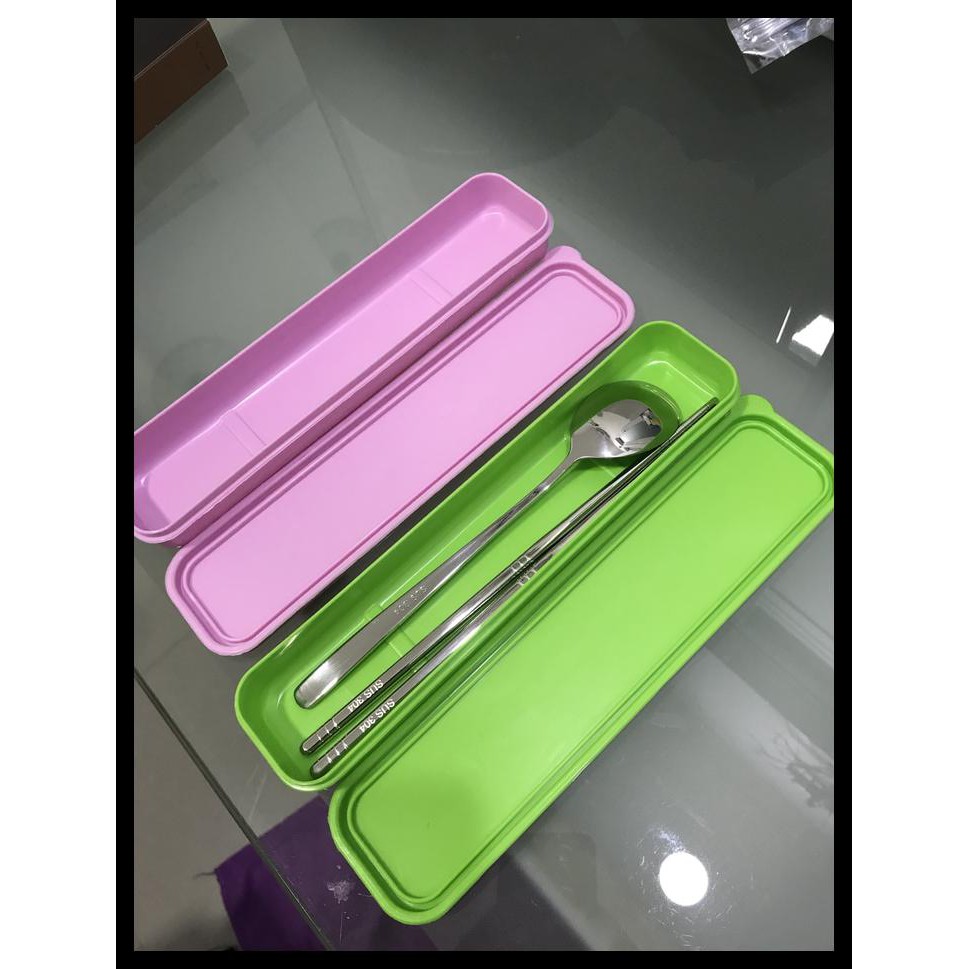 6Oio Sendok Korea Sujeo Dan Sumpit Stainless Steel 304 (Dengan Box) Mdb6