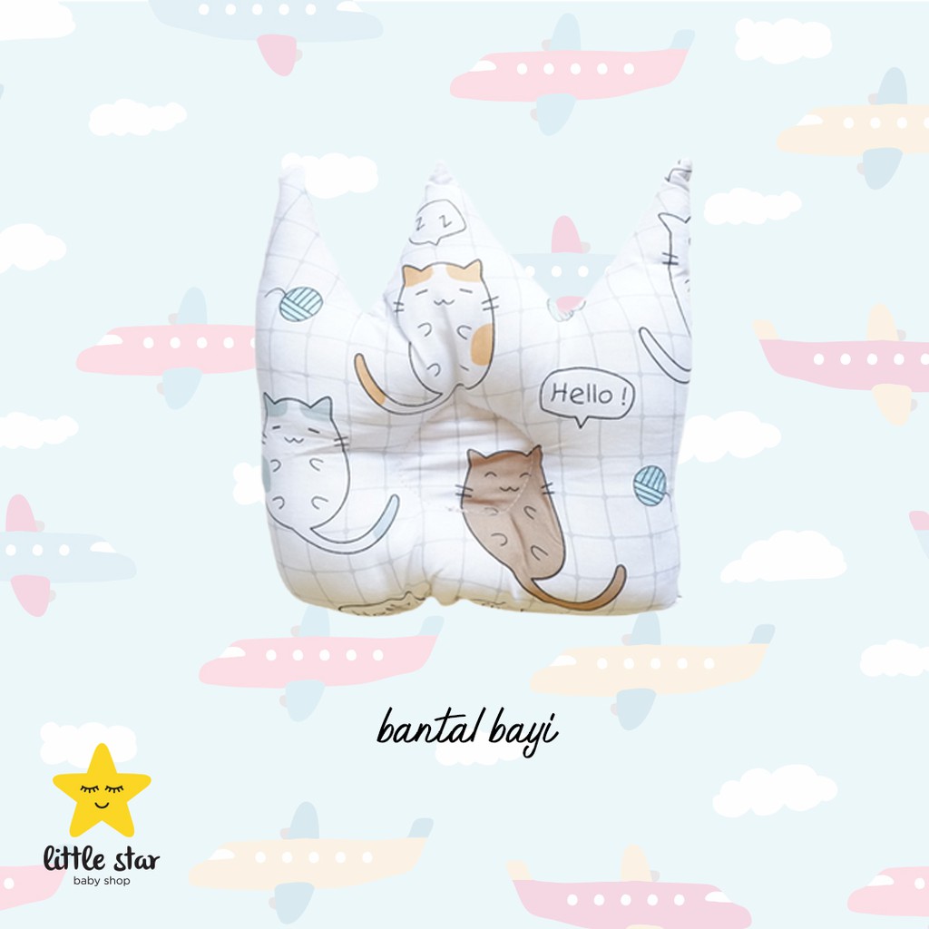 Bantal Peyang Bayi Crown Cloud