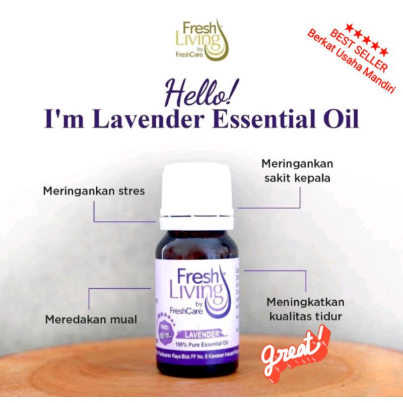 FreshLiving Essensial Oil 10ml by Fresh Care Termurah,Terlaris &amp; 100% Original