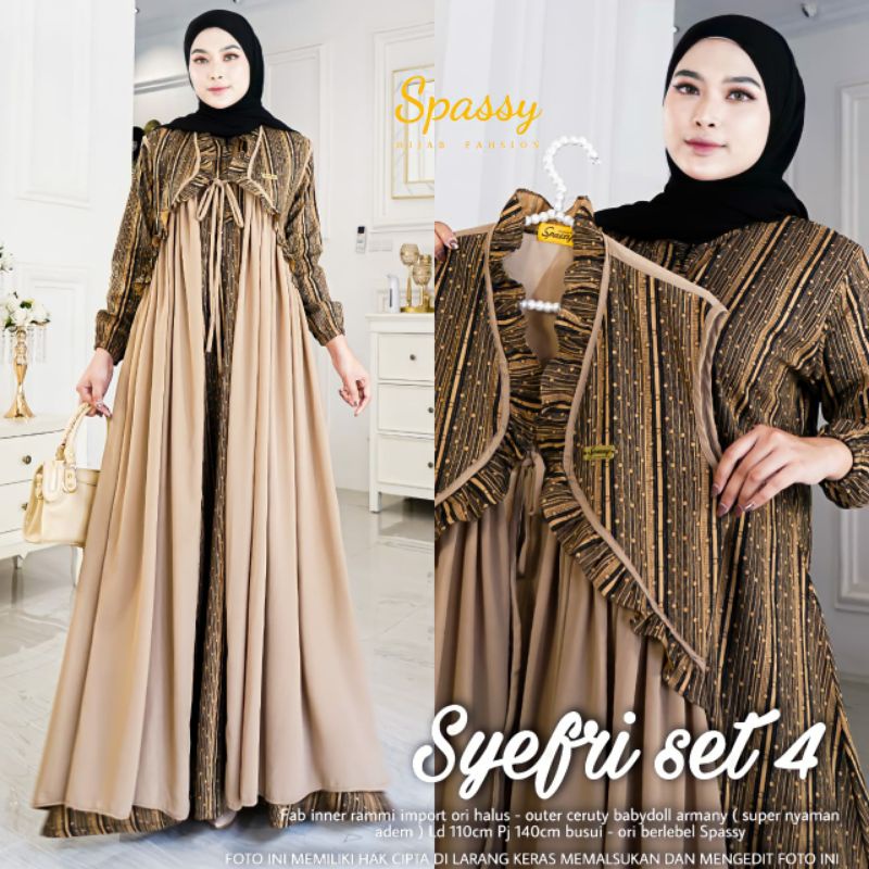 BAJU WANITA SYEFRI SET 4 BY SPASSY