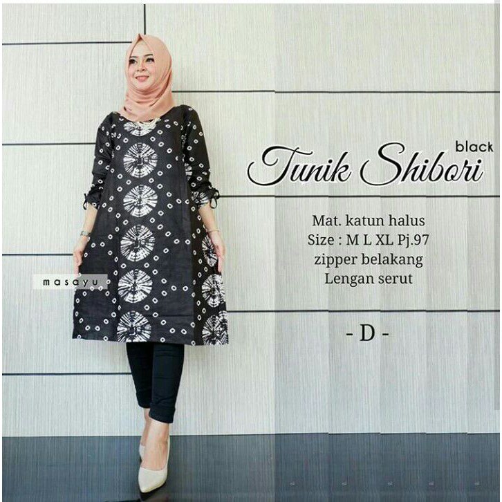 Hot Promo Atasan Batik Wanita Tunik Batik Modern Seragam Kerja Guru Terbaru