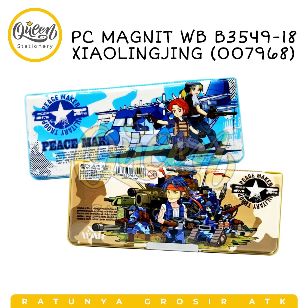 

PC MAGNIT WB B3549-18 XIAOLINGJING (007968)/KOTAK PENSIL LUCU/TEMPAT PENSIL MOTIF/PENCIL CASE/TEPAK PENSIL