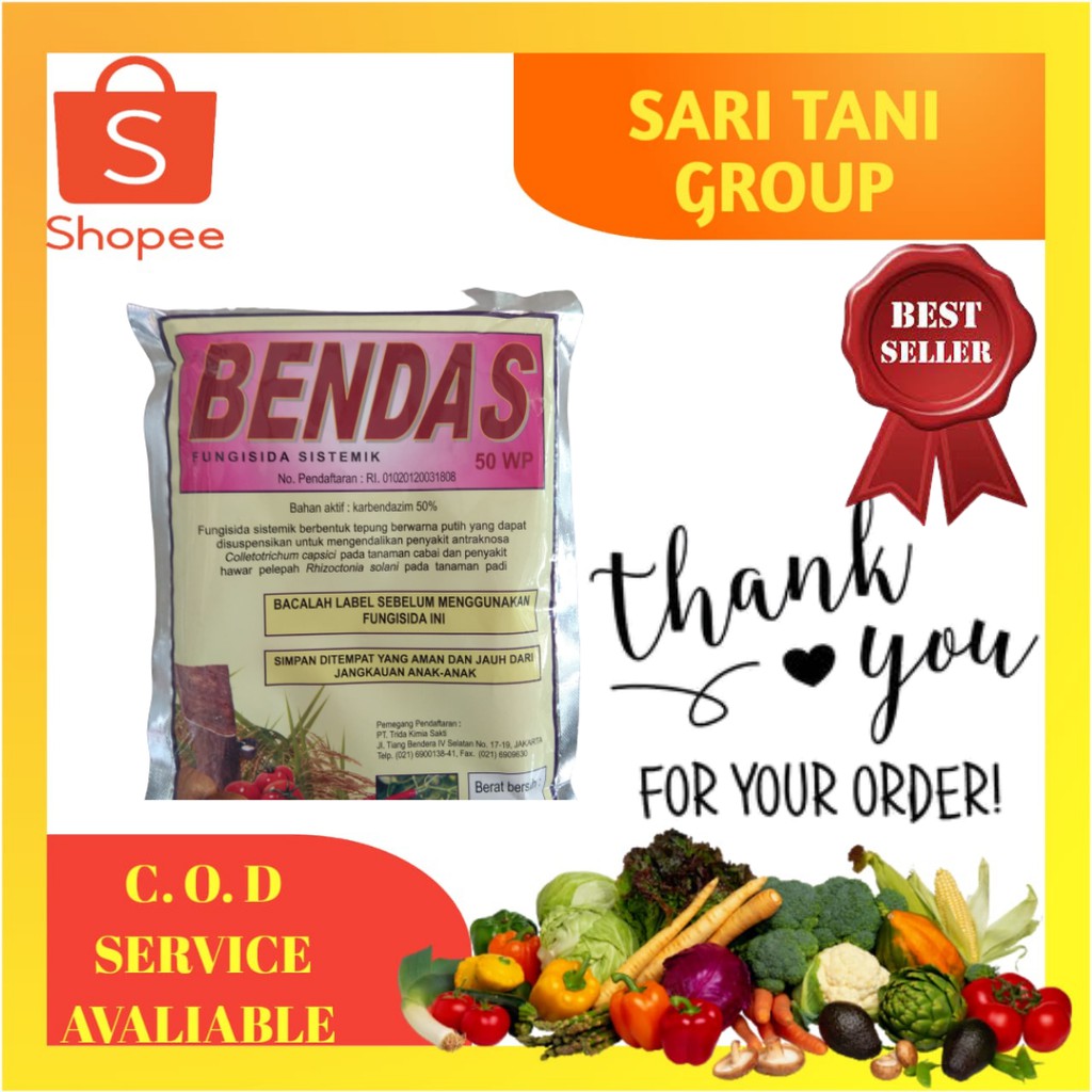 Fungisida Bendas - 100 Gram