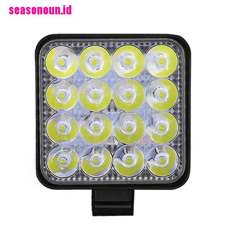 (seasonoun) Lampu Sorot 16-led 48W Untuk Mobil ATV Off-Road