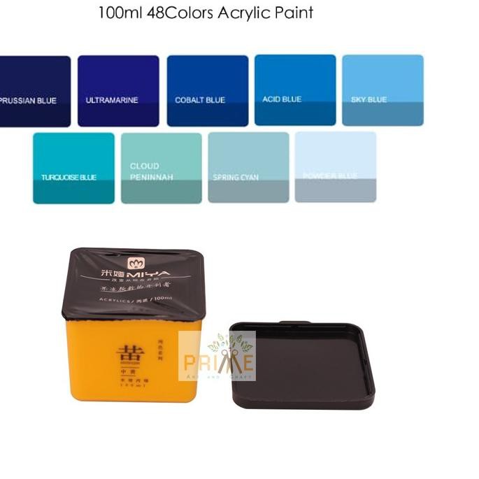 

(fxl-770) miya cat acrylic 100ml series blue ,!