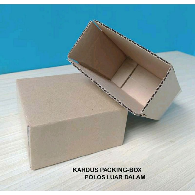 

Kardus packing /box uk 10x5x10 polos baru