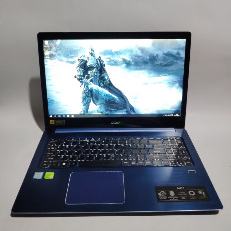 laptop slim/tipis acer swift 3 - core i5 gen8 - dual vga Nvidia GeForce mx - 15inc