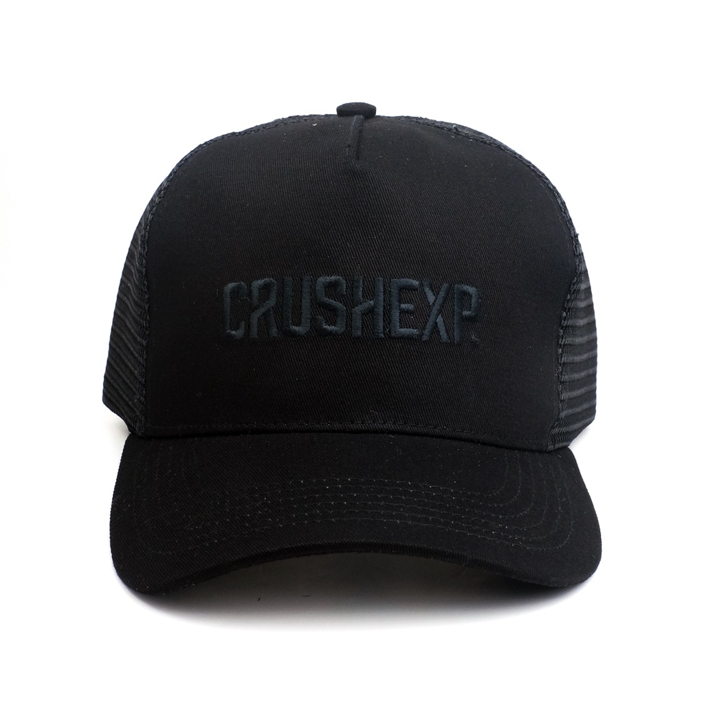 CRUSH EXP Trucker Hat STC0166 - BLACK