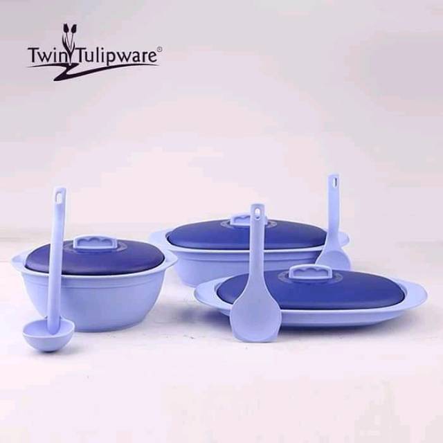 Serving set tulipware
