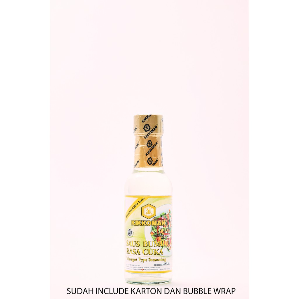 

Kikkoman Vinegar Type Seasoning HALAL ( Cuka Jepang) Botol 150 Ml