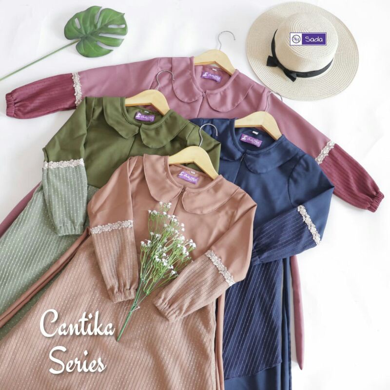 DRESS CANTIKA GAMIS ANAK ORY SADA HIJAB SZ S-XXL