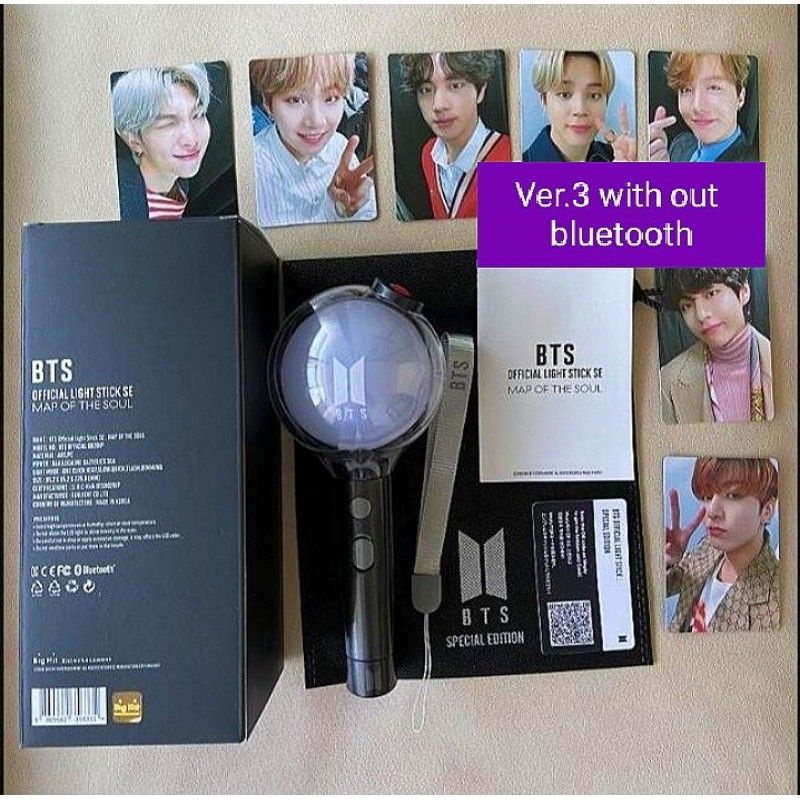 PROMO TERMURAH Official Lightstick BTS (Free sticker BTS dan lampu led) / Figure Rotate