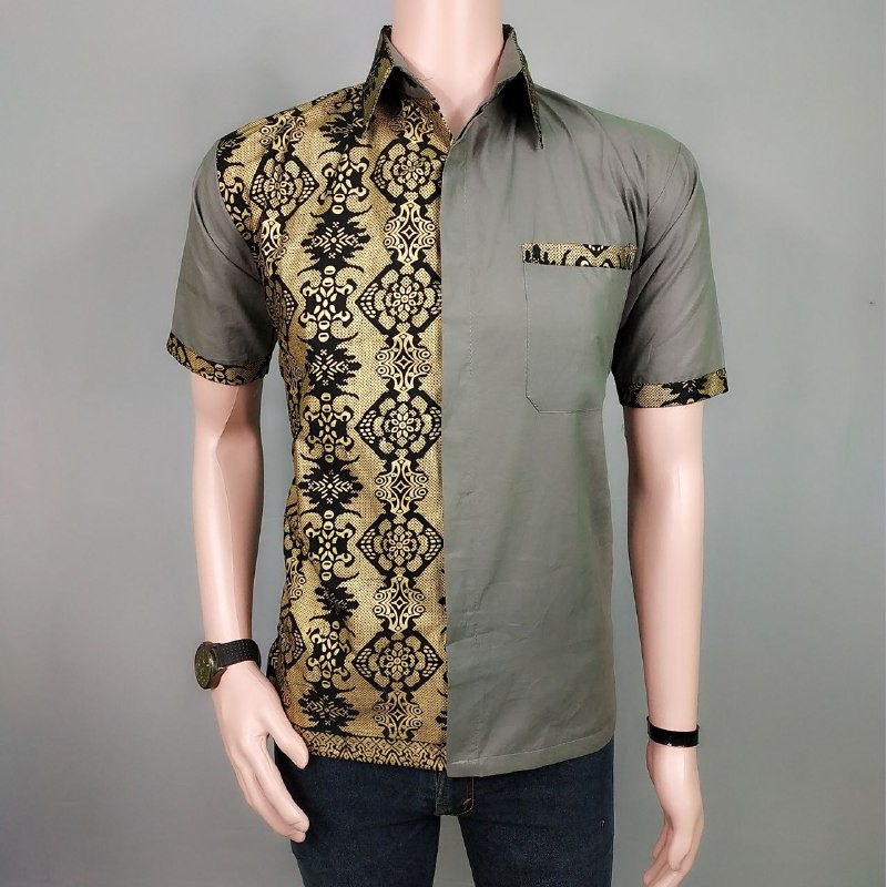 BAJU BATIK  PRIA  KOMBINASI TERBARU Shopee  Indonesia