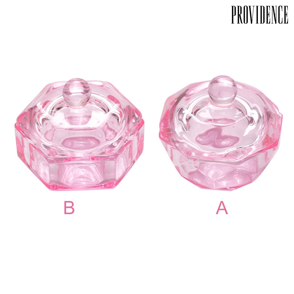 Providence Nail Cup Solid Mixing Liquid with Cover Powder Caviar Nail Styling Tools Bowl Cup for Manicure