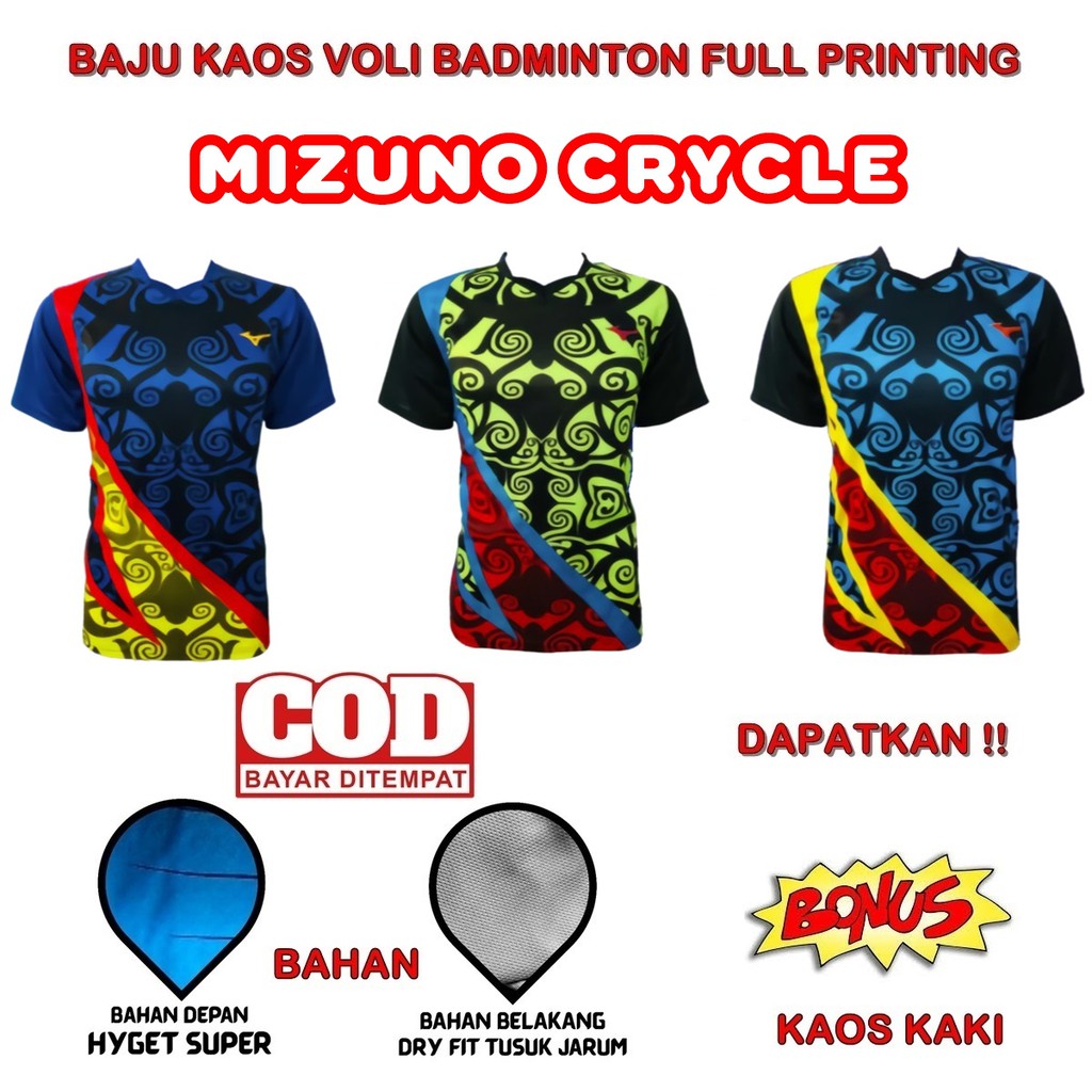 Kaos Volly Kaos Voli Jersey Volly Jersey Voli Mizuno Cyrcle
