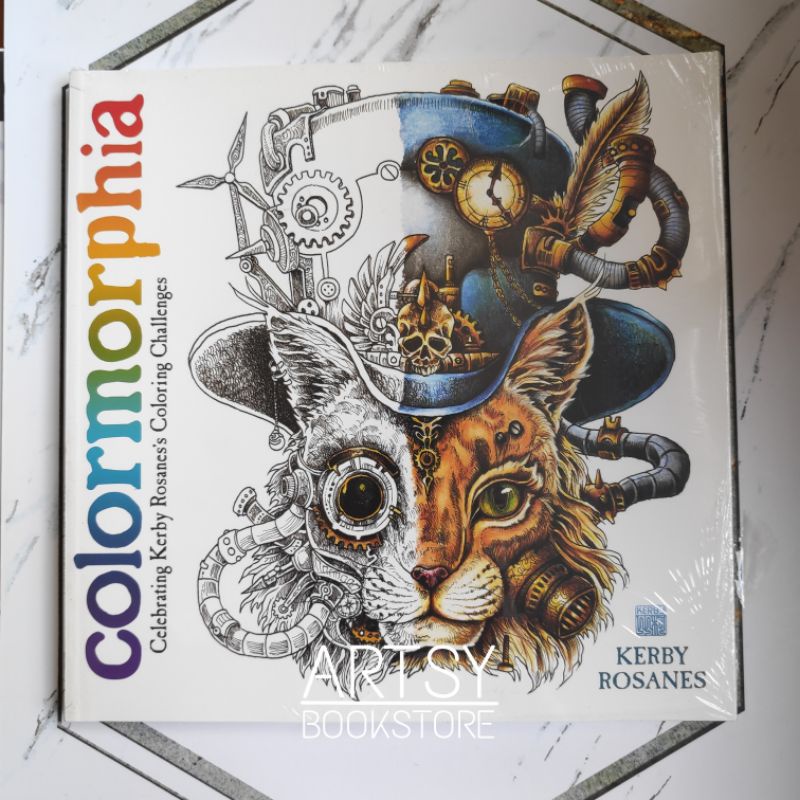 Jual COLORMORPHIA Kerby Rosanes Adult Coloring Book IMPORT Shopee