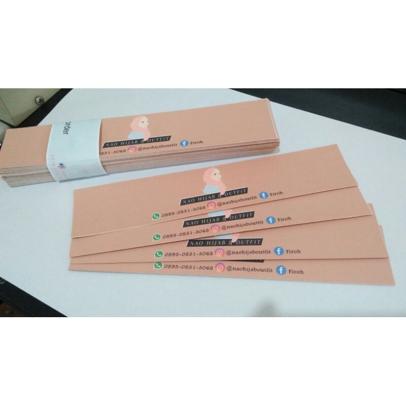 

Roll hijab / roll merk produk 30cm