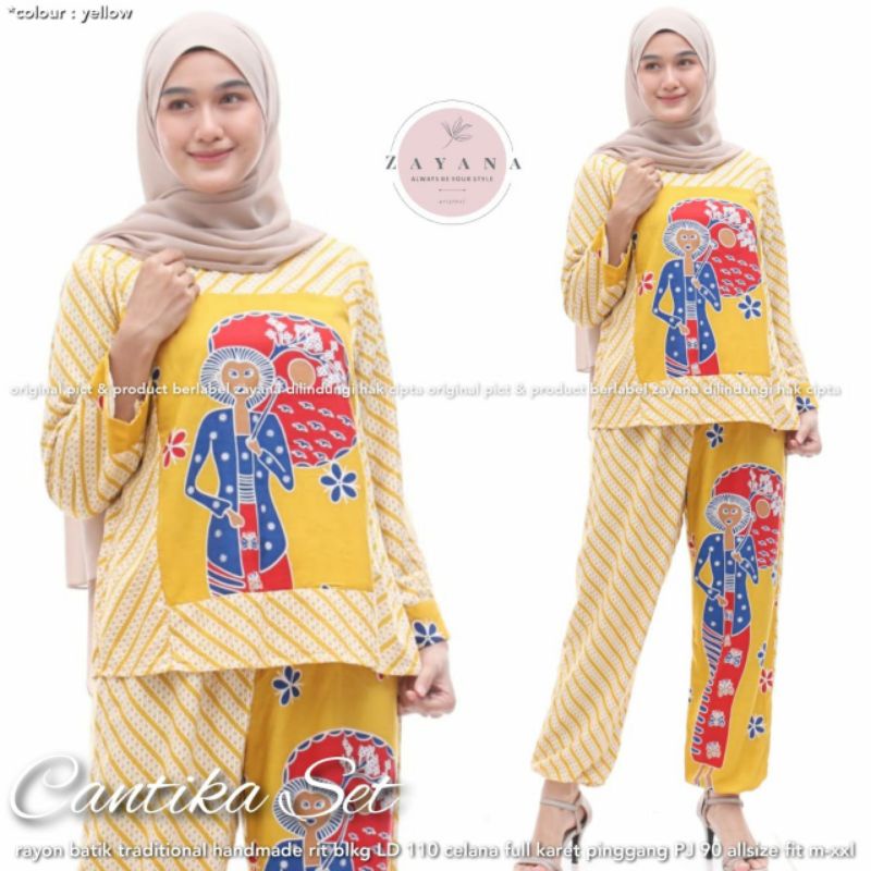 Cantika Set/Baju Setelan Wanita