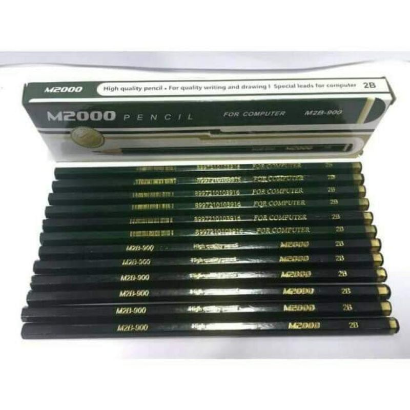 

pensil m200 hijau 2b isi 12 Pcs