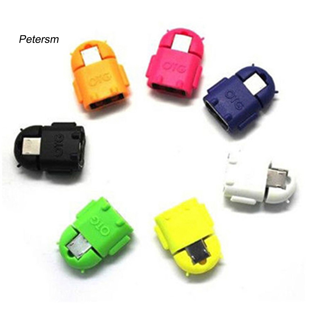 Adapter Converter Mini Micro Usb Male To Usb 2.0 Female Otg Untuk Mouse Tablet