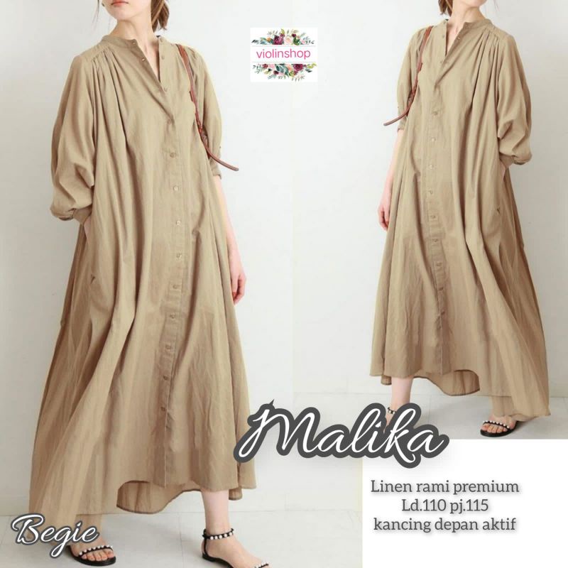 GAMIS/DRESS JUMBO JUMBO LINEN RAMI PREMIUM BUSUI ALLSIZE FIT TO XXL