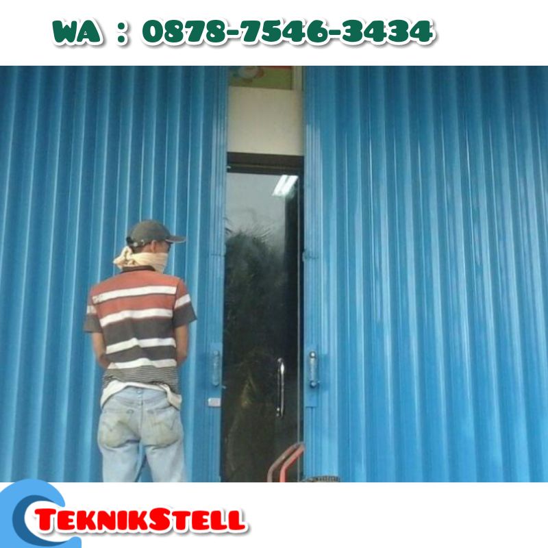 PINTU FOLDING GATE 05 / PINTU ROLLING DOOR / PINTU RUKO BUAT WARUNG MURAH