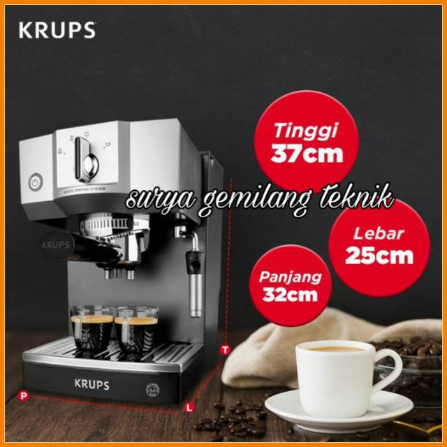 MESIN KOPI COFFE MAKER KRUPS XP 5620 ESPRESSO XP5620