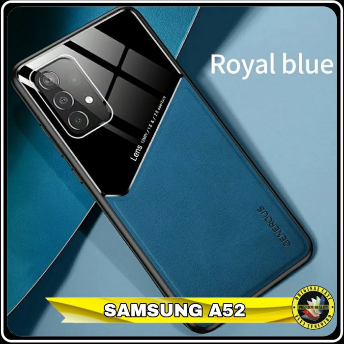 Case Samsung Galaxy A52 Hard Soft Case Glas Generous Back Cover