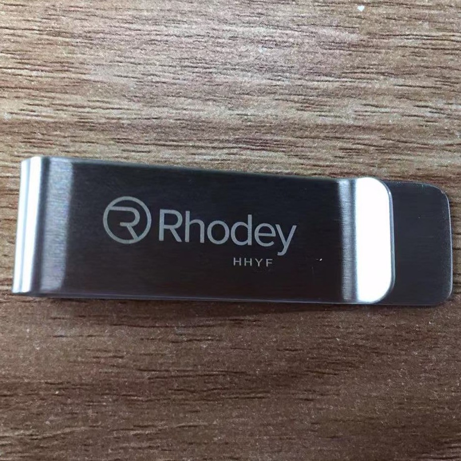 Rhodey Dompet Klip Uang Kertas Stainless Steel - HHYF - Silver