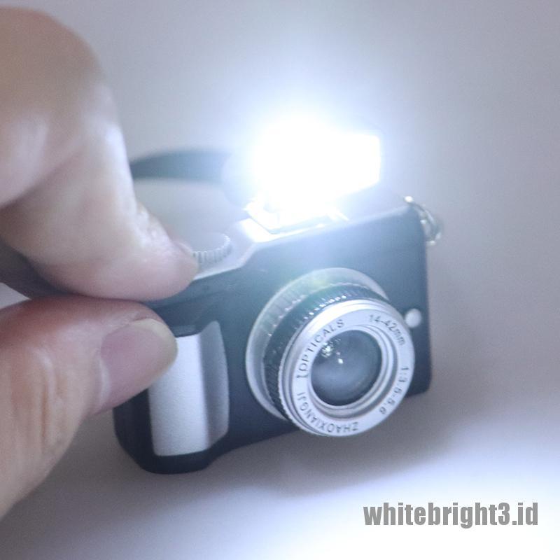 (white3) 1pc Miniatur Kamera Mini Untuk Dekorasi Rumah Boneka