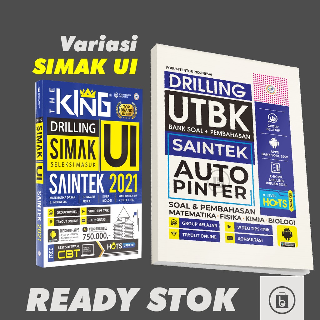 Platinum Drilling UTBK SAINTEK Auto Pinter buku SBMPTN 2021 utbk hots simak ui um ugm