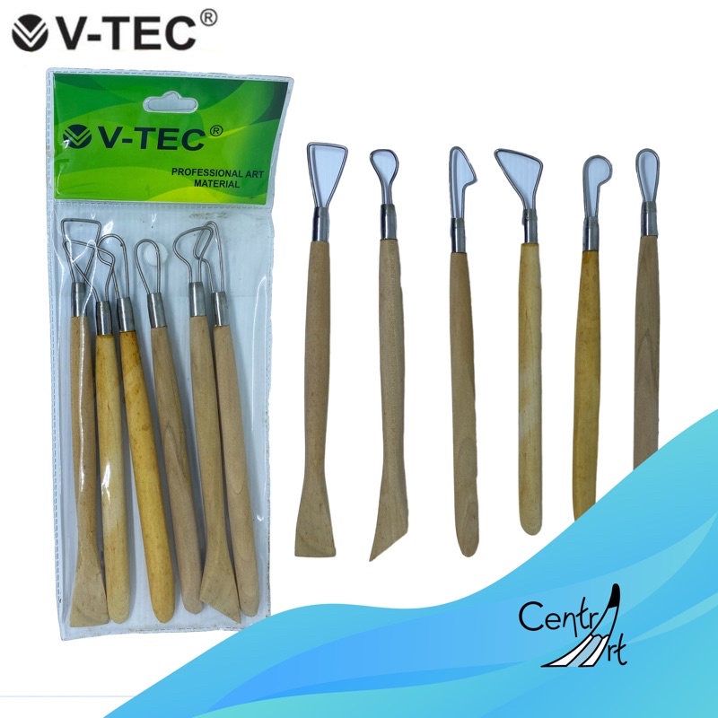 

VTEC alat ukir clay sculpting tools clay modelling tools wood