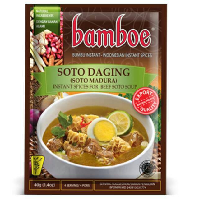 

BAMBOE BUMBU SOTO DAGING 40 GR