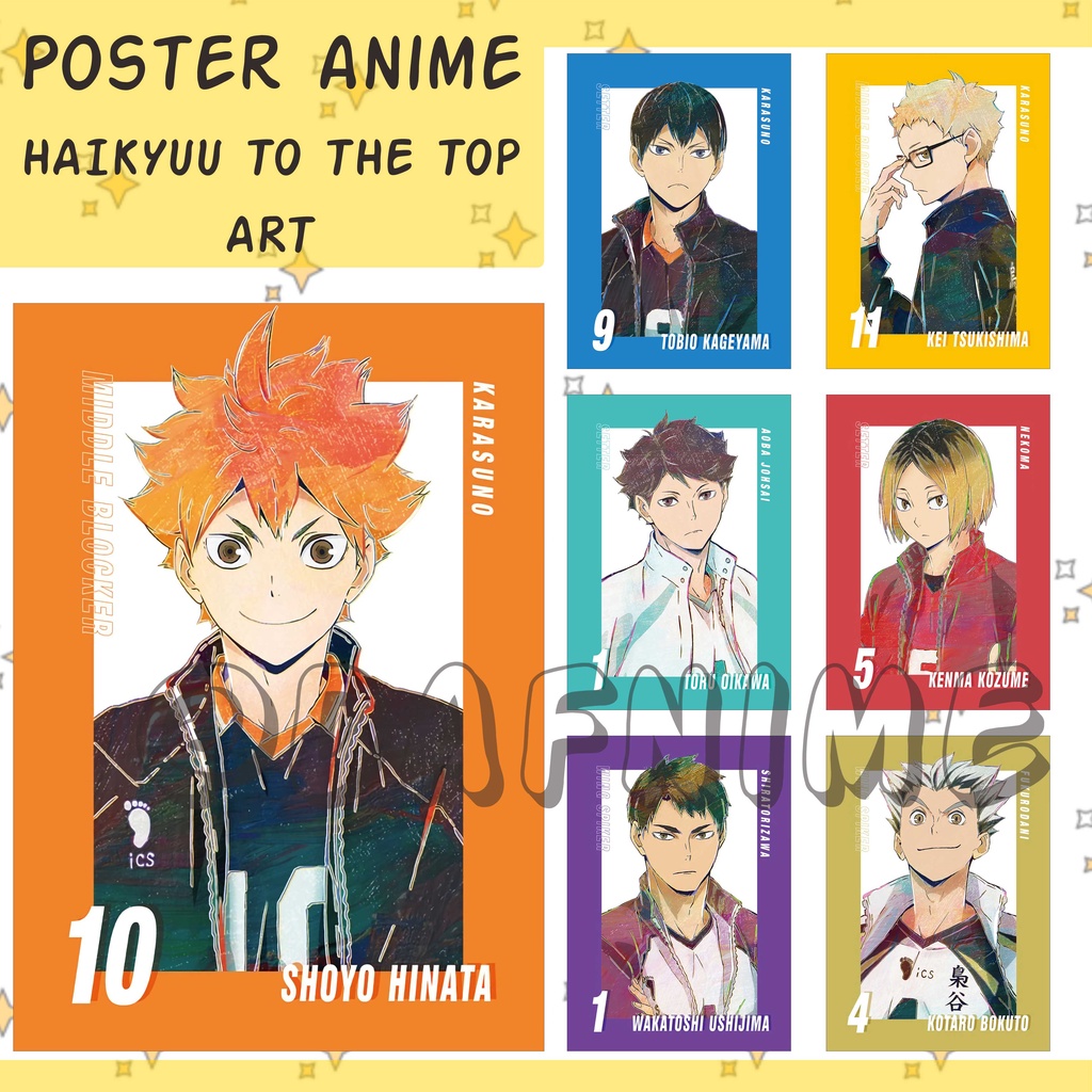 POSTER ANIME HAIKYUU TO THE TOP ART EDITION