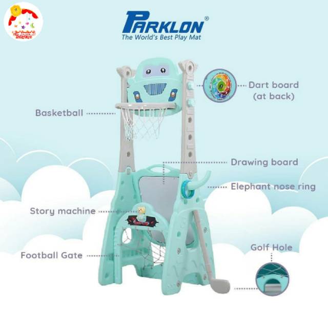 Parklon - Multifunctional Basketball Stand