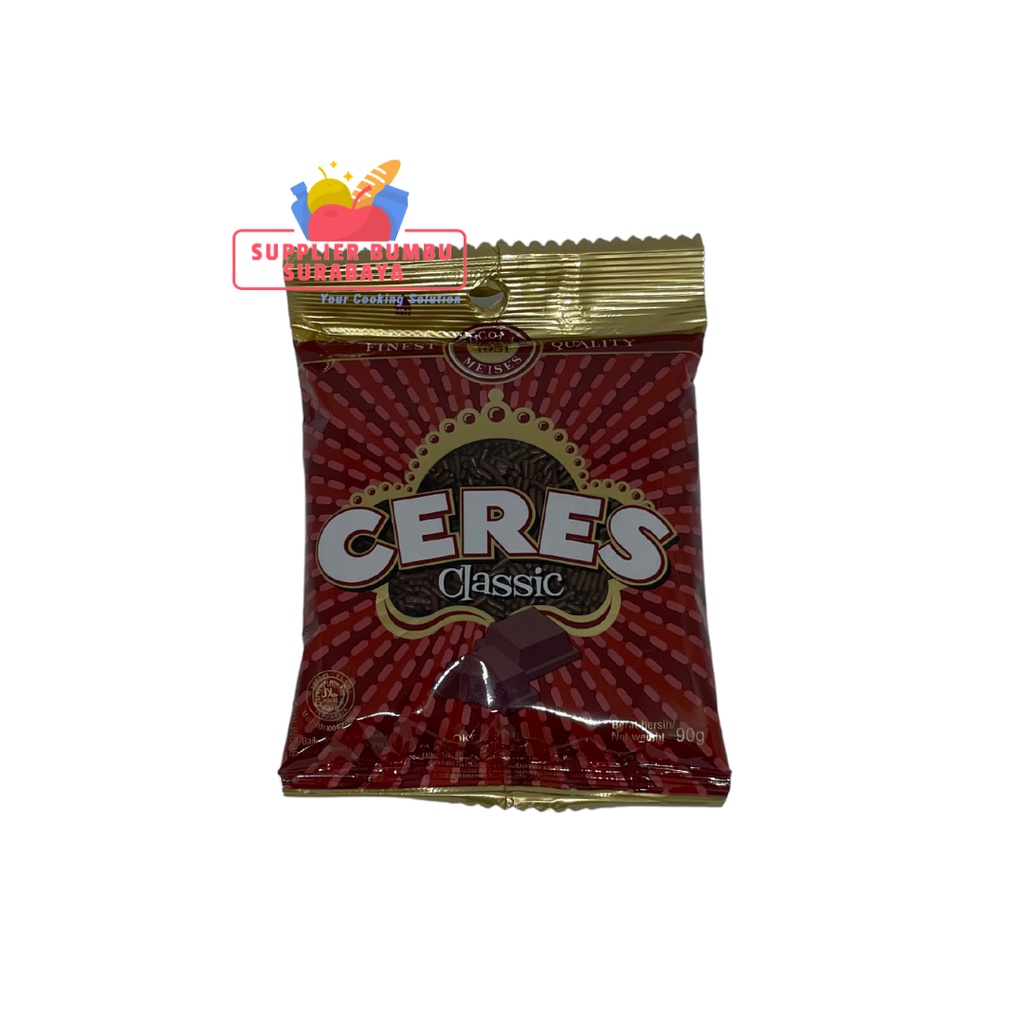 Meses Ceres Coklat Milk Classic Festive Dark Chocolate 90g