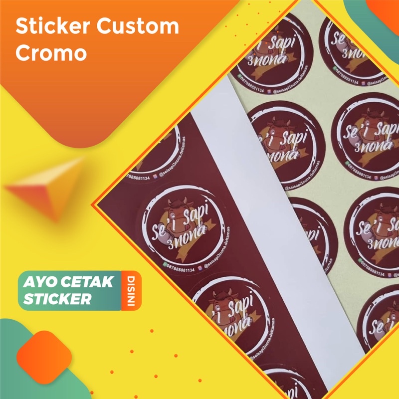 

Cetak dan Cutting Pola Stiker Cromo A3+