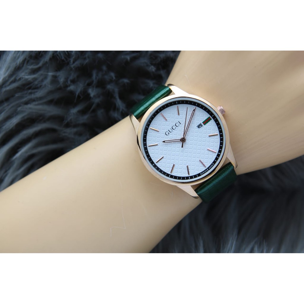 JAM TANGAN WANITA / CEWEK GUCCI KULIT