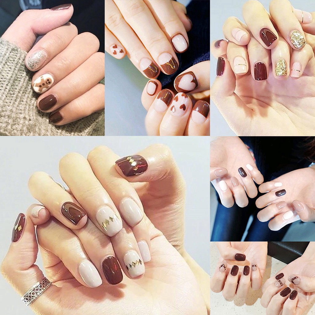 14Pcs / Set Stiker Kuku 3D Nail Sticker Motif  Nail Sticker  Cat kuku Nail Stickers Stickers nail art Fake nails Art stickers