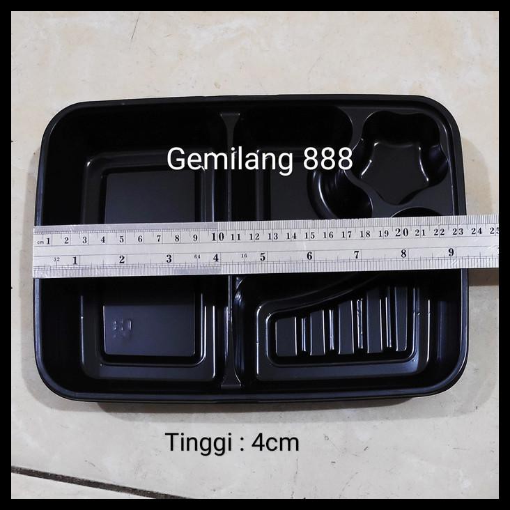 Mika Bento 4 Sekat, Kotak Nasi Mika, Tray Bento