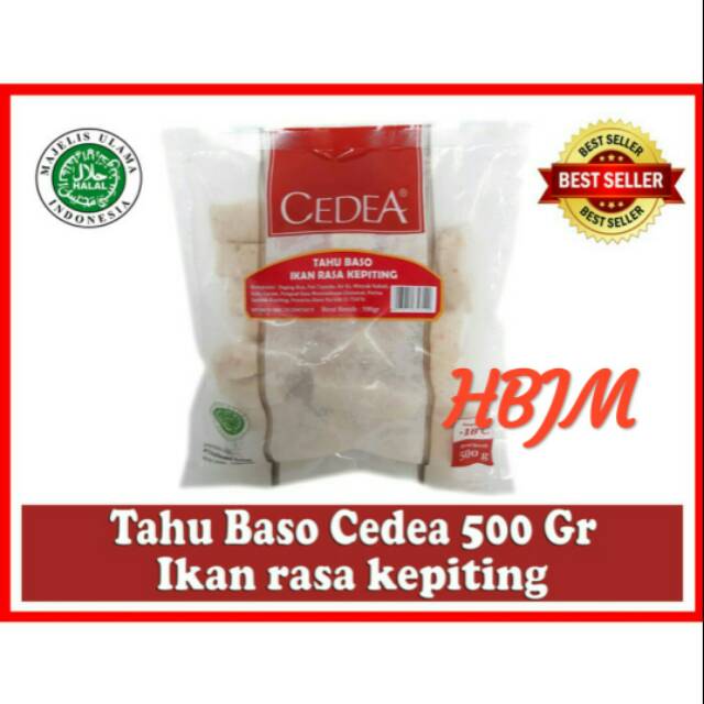 

TAHU BASO KEPITING 500 GR (ISI 25 PCS) MERK CEDEA