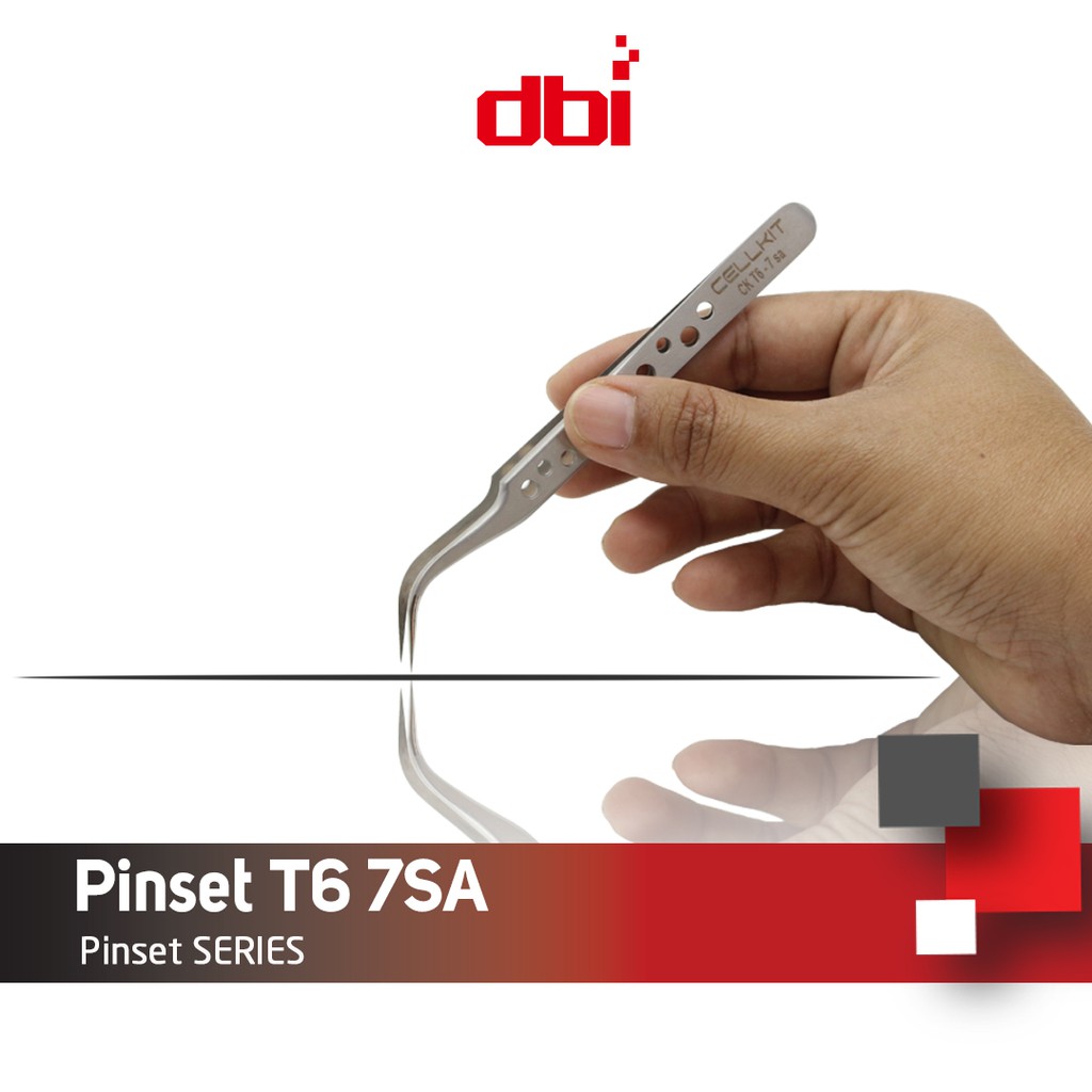 Pinset Bengkok Stainless Steel CELLKIT T6 7SA