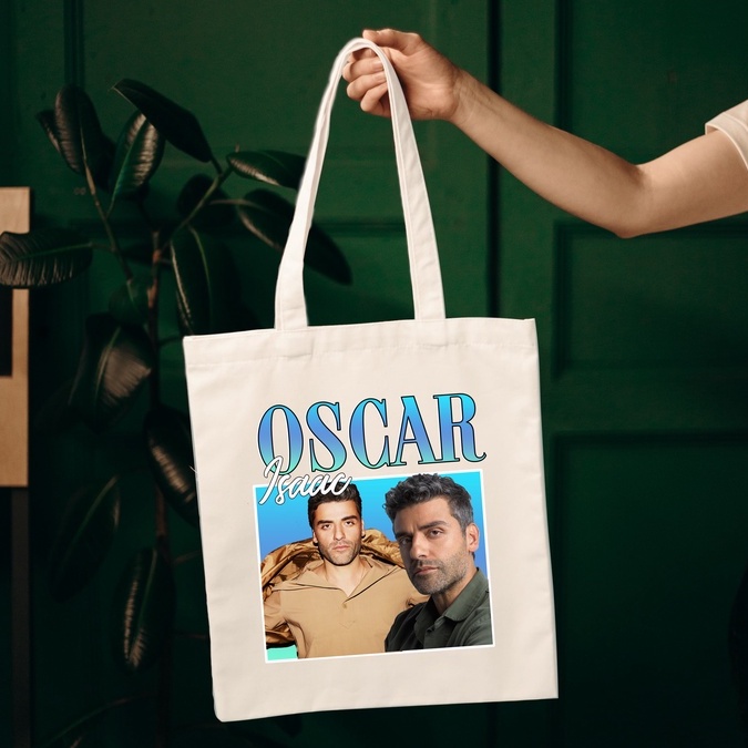 Oscar Isaac Homage Totebag Canvas - Oscar Isaac Totebag Aesthetic