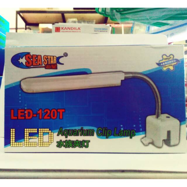 LAMPU JEPIT AQUARIUM LED SEA STAR 120T