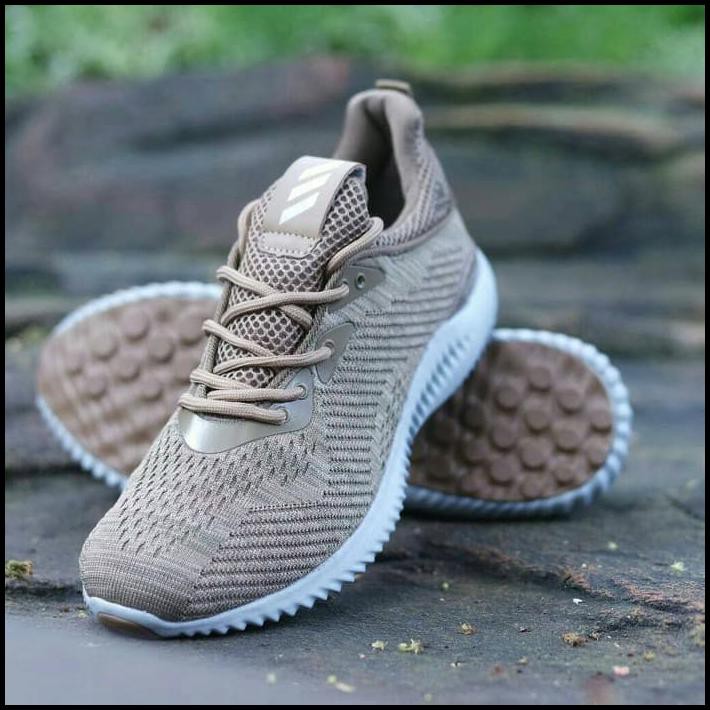 ASLI SEPATU OLAHRAGA ADIDAS ALPHABOUNCE GRADE ORI PRIA RUNNING SNEAKERS GYM 