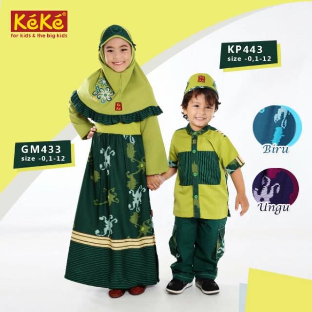  sz0 7tahun Baju  Couple  Anak Sarimbit keluarga 2019 KEKE 
