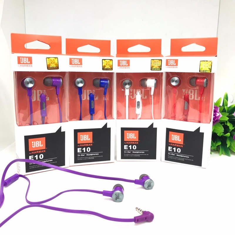 PROMO HANDSFREE E10 J HIGH QUALITY SOUND HIFI STEREO EXTRABASS