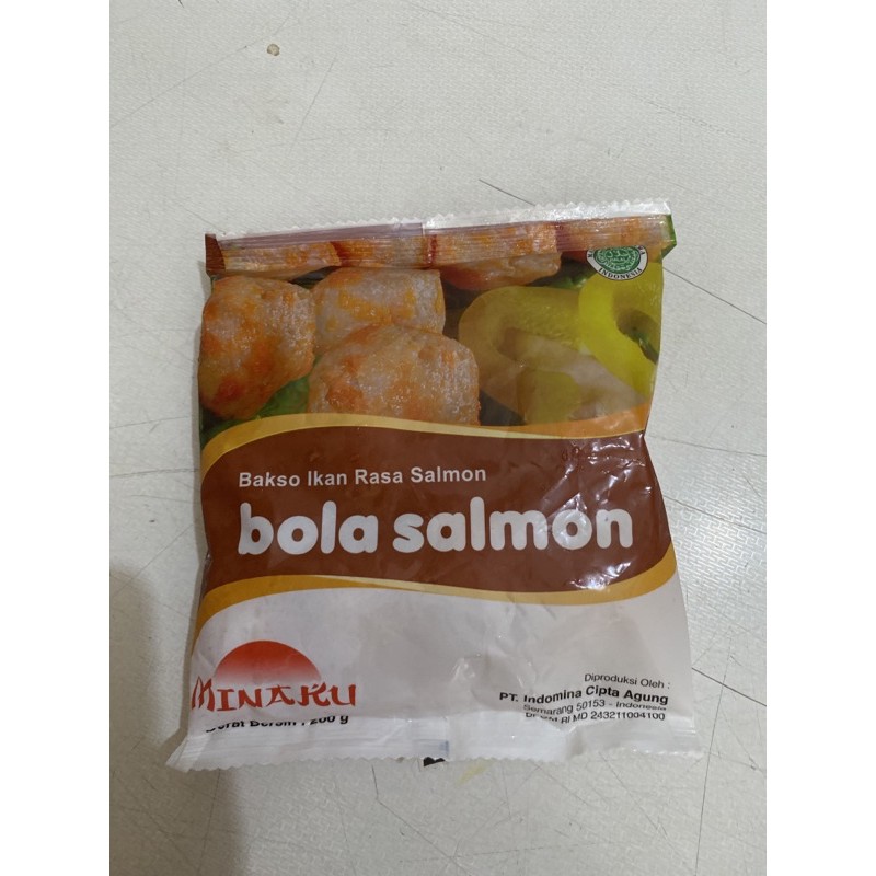 

Minaku bola salmon 200gr