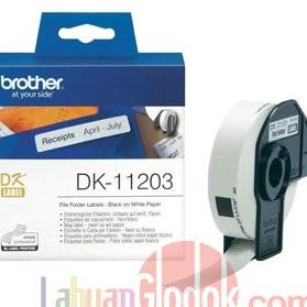 

BROTHER DK-11203 Die Cut 17mm x 87mm File Folder 300 Label DK11203