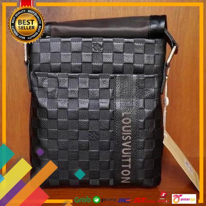 HOT DEAL.. TAS SELEMPANG KULIT ASLI LOUIS VUITTON TAS LV PRIA ..TERMURAH